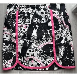 Rare Limited Edition Lilly Pulitzer Originals Women’s Pandamonium Skirt, Size 4